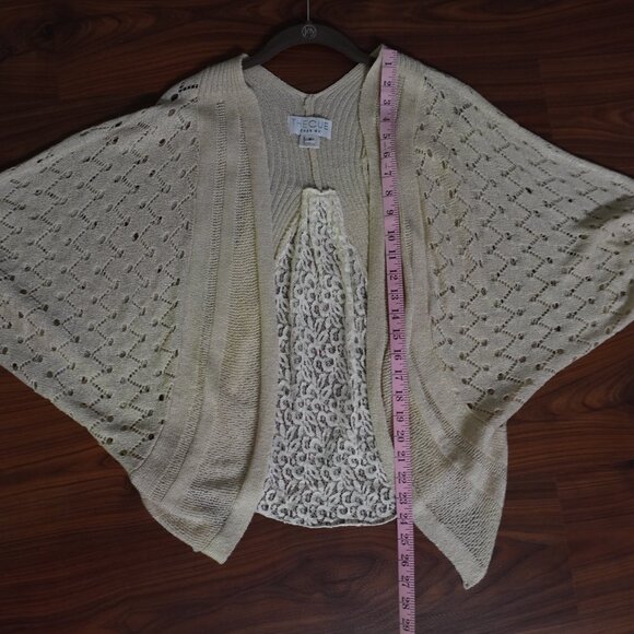 The Cue Crochet Sweater with Lace Inset - Small - Picture 5 of 10